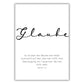 christliches Poster - Glaube Hoffnung Liebe - 3er Pack