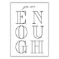 christliches Poster - you are enough